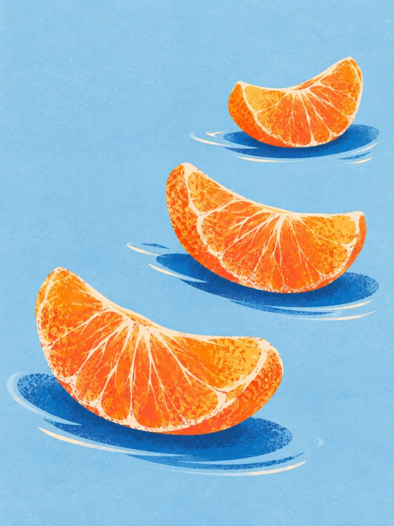 橘瓣小舟